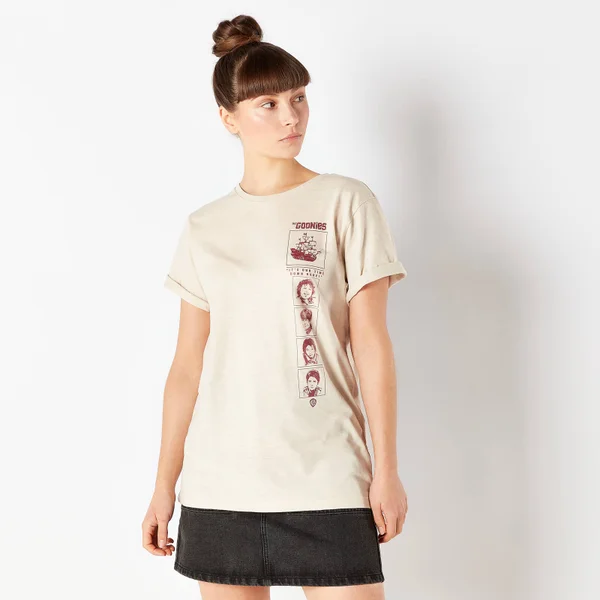 The Goonies Retro Cover Unisex T-Shirt - White Vintage Wash