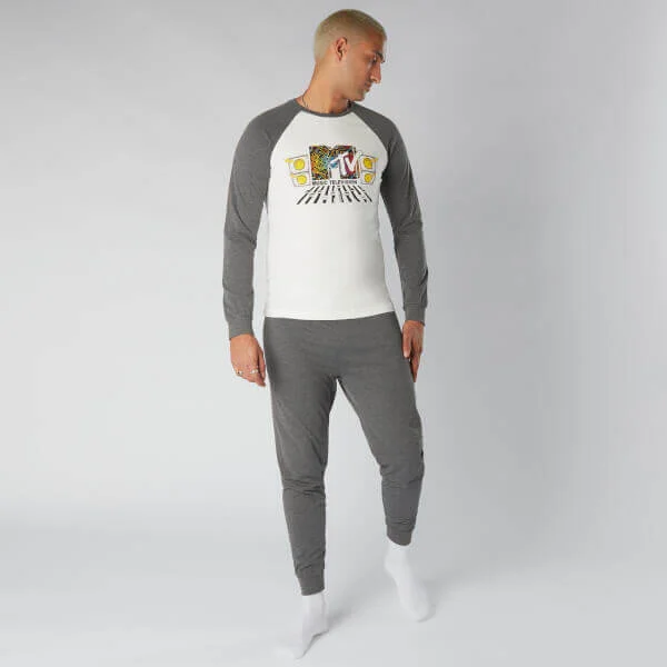 MTV Men's Pyjama Set - Grijs