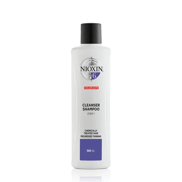 Nioxin Cleanser Shampoo System 6 for Chemically Treated Hair with Progressed Thinning