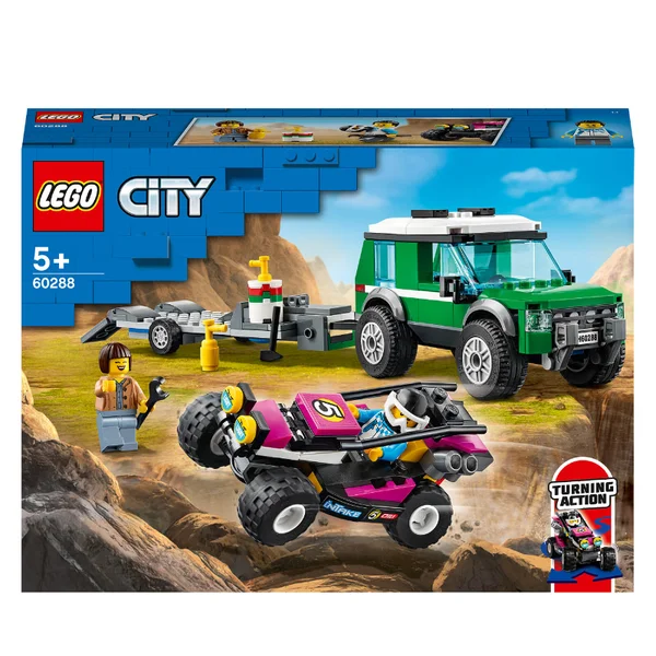 LEGO City: Grote voertuigen Race Buggy Transporter Speelgoed (60288)