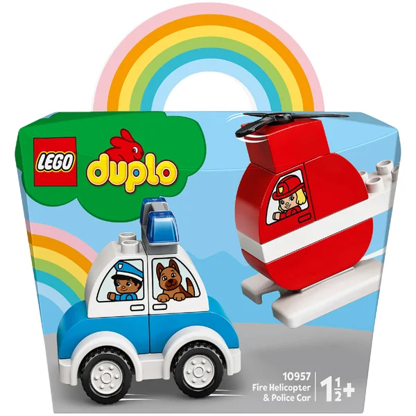 LEGO DUPLO My First: Fire Helicopter & Police Car (10957)