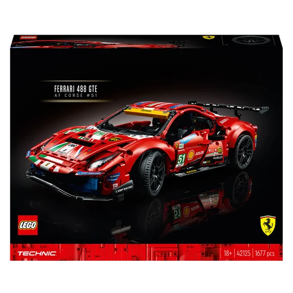 LEGO Technic Ferrari 488 GTE “AF Corse #51” (42125)