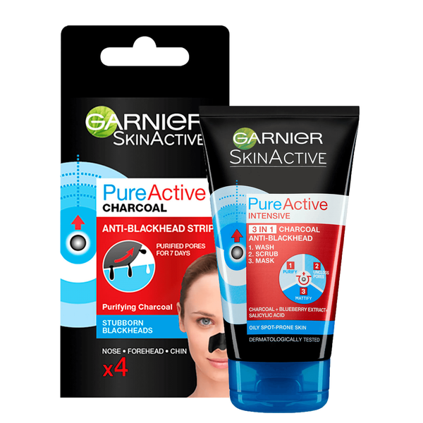 Garnier Pure Active Anti-Blackhead Duo Set