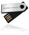 Super Talent 8GB Pico-A Swivel USB Flash Drive