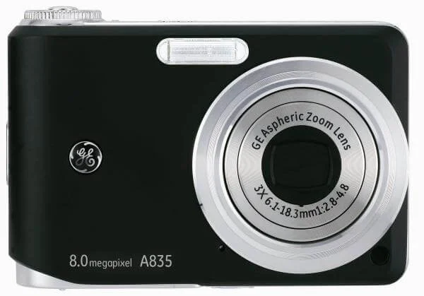 GE A835 Black Digital 8.0 Megapixels Camera