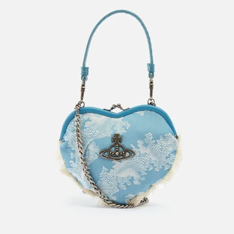 Vivienne Westwood Belle Heart Cotton-Jacquard Twill Frame Purse