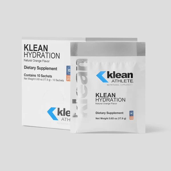 Klean Athlete Поддержка водного баланса - Апельсин - 10 пакетиков