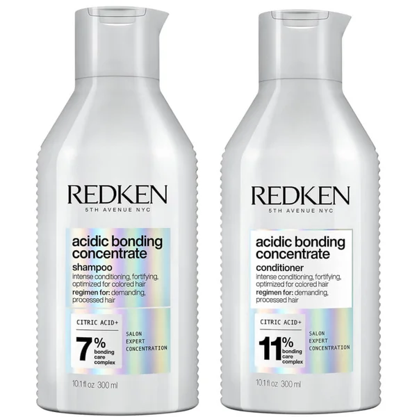 Redken Acidic Bonding Concentrate Shampoo and Conditioner Duo (2 x 300ml)