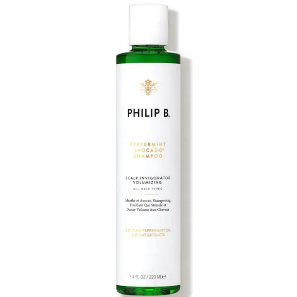 شامبو التكثيف والتنقية Peppermint and Avocado من Philip B (220 مل)