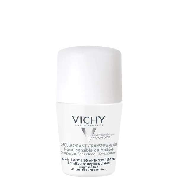 مزيل عرق مضاد للتعرق للبشرة الحساسة لمدة 48 ساعة ببكرة من VICHY (50 مل)