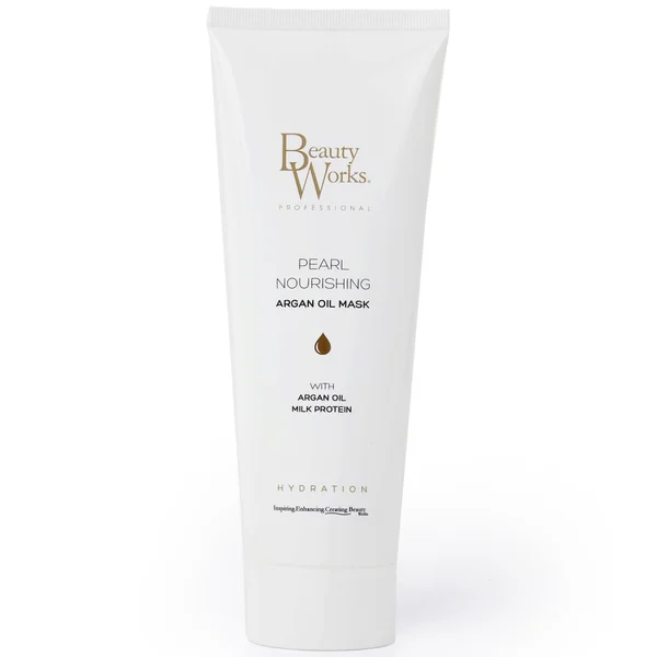 ماسك زيت الأرغان المغذي باللؤلؤ من Beauty Works بحجم 250 مل
