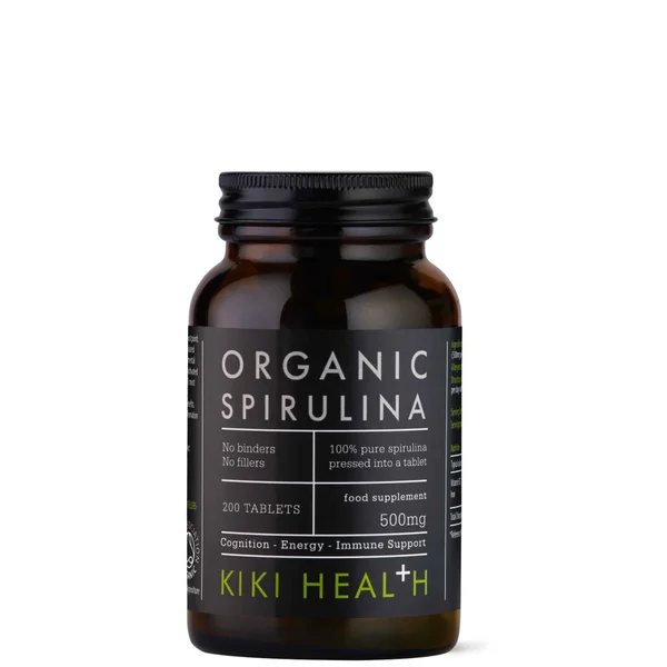 KIKI Health Organic Spirulina tabletter (200 tabletter)