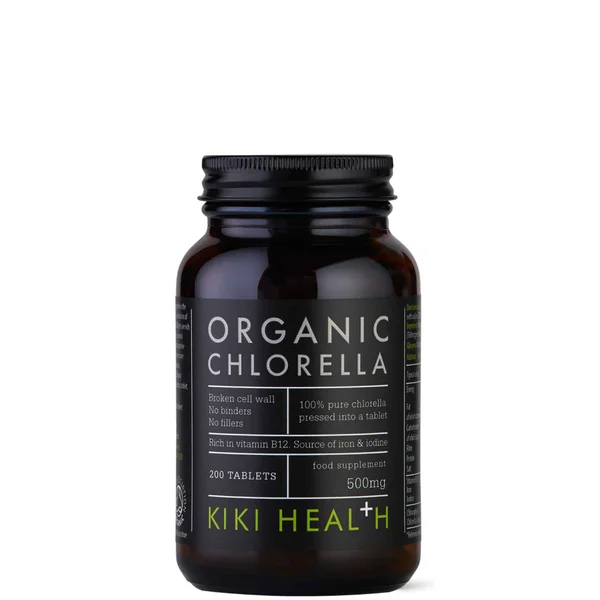KIKI Health Organic Chlorella tabletter (200 tabletter)