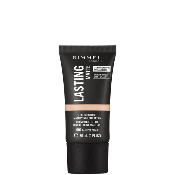 Rimmel London Lasting Matte Foundation 30ml (Various Shades)
