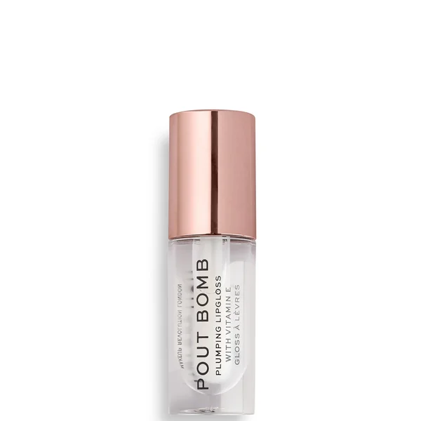 Makeup Revolution Pout Bomb Plumping Gloss 4.6ml (Various Shades)