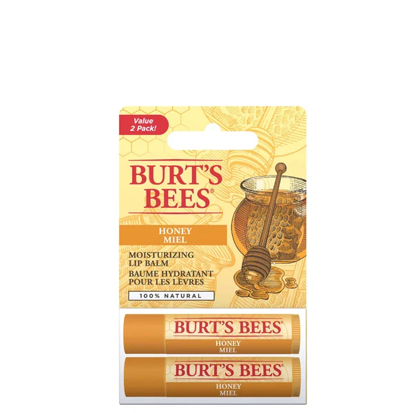 Burt's Bees Honey Lip Balm Duo (verdipakke)