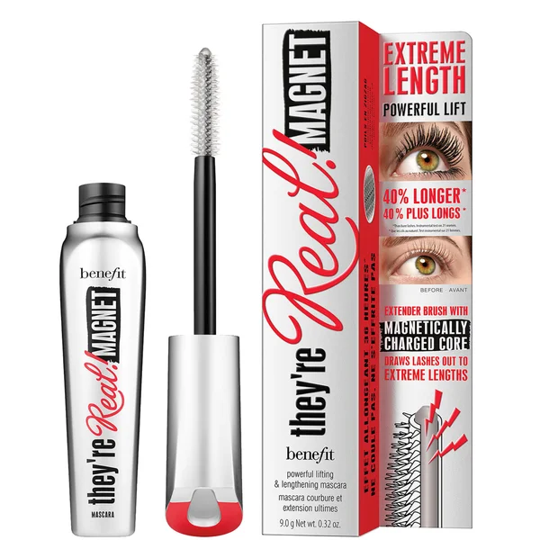 benefit They’re Real Magnet Extreme Lengthening and Powerful Lifting Mascara - Supercharged Black 9g