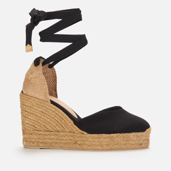 Castañer Women's Chiara 8Ed Canvas Wedged Espadrilles