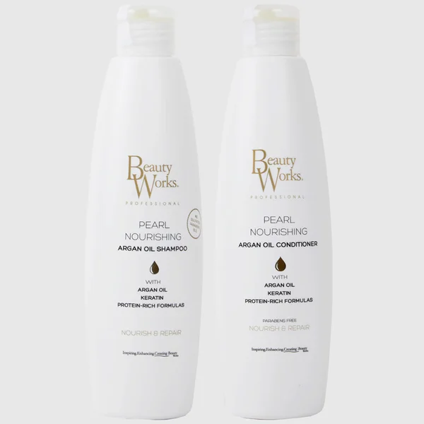 Beauty Works Pearl Nourishing Shampoo and Conditioner Bundle Sulphate Free 250ml
