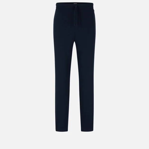 BOSS Bodywear Waffle-Knit Cotton-Blend Pants