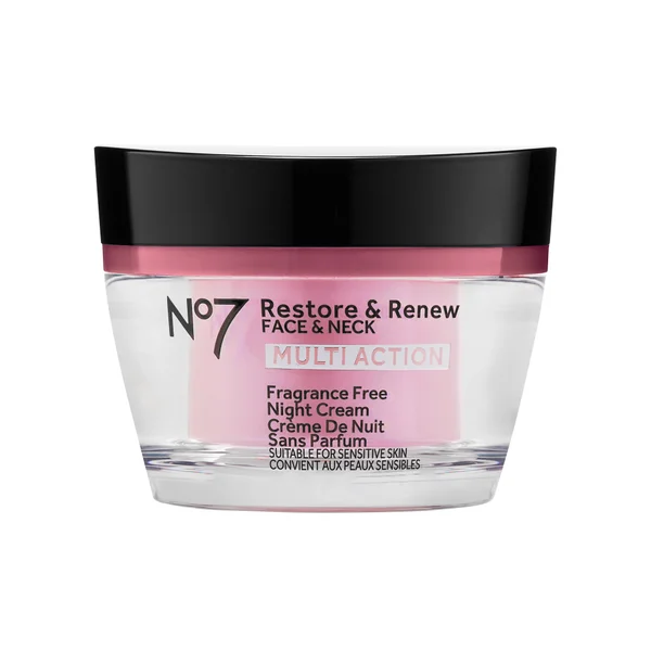 Restore & Renew Multi Action Face & Neck Fragrance Free Night Cream (50ml)