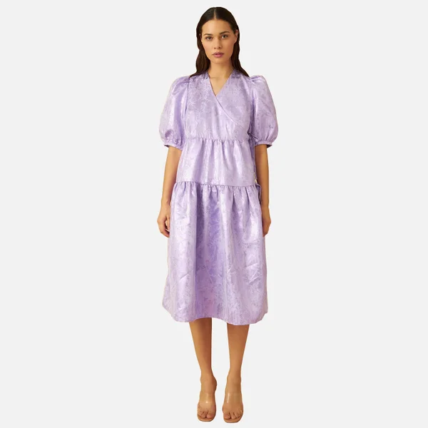 CRAS Mikacras Jacquard Wrap Dress