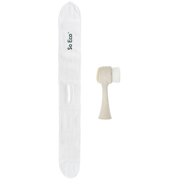 So Eco Biodegradable Facial Cleansing Brush and Waffle Headband Sets