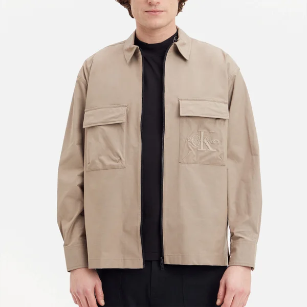 Calvin Klein Jeans Cotton-Blend Utility Overshirt