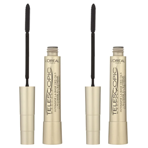  L'Oreal Paris Telescopic Mascara Duo Bundle - Black