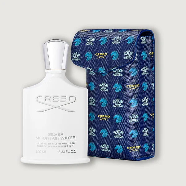 Silver Mountain Water 100ml With Leather Sleeve
