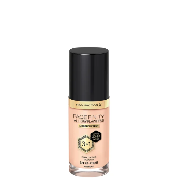Max Factor Facefinity All Day Flawless 3 in 1 Vegan Foundation 30ml (Various Shades)
