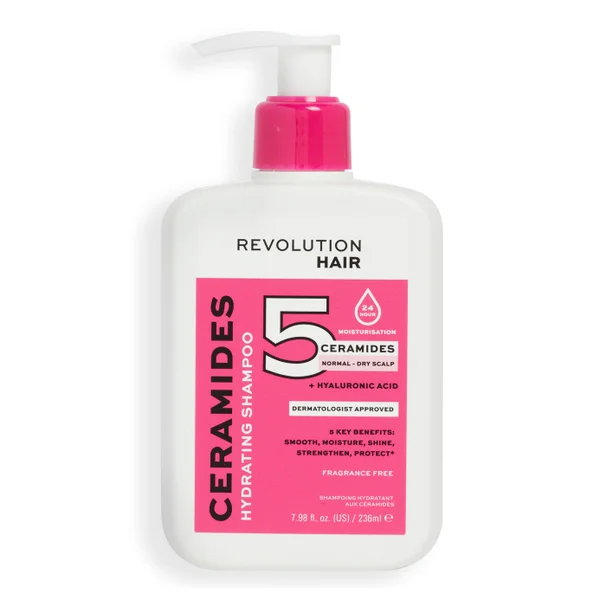 Revolution Haircare 5 Ceramides and Hyaluronic Acid Hydrating Shampoo 250ml
