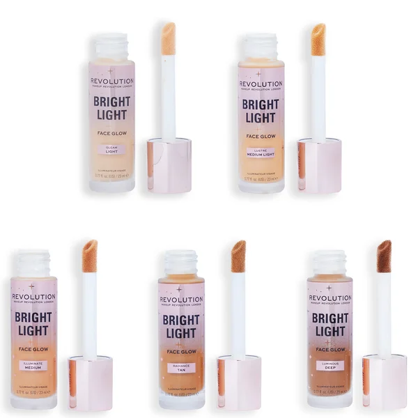 Revolution Bright Light Face Glow 23ml (Various Shades)
