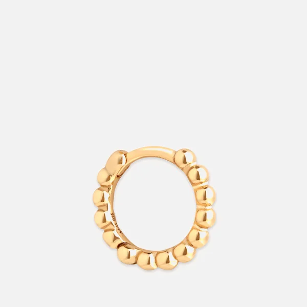Astrid & Miyu 18-Karat Gold-Plated Hoop Single Earring