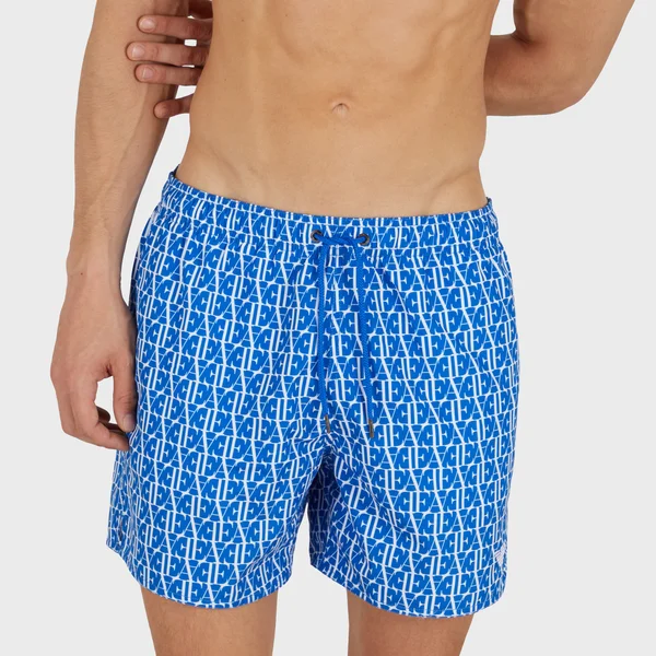 Emporio Armani Bodywear Logo Shell Swimming Trunks