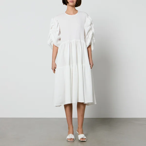 Toit Volant Ottille Garden Cloqué Midi Dress