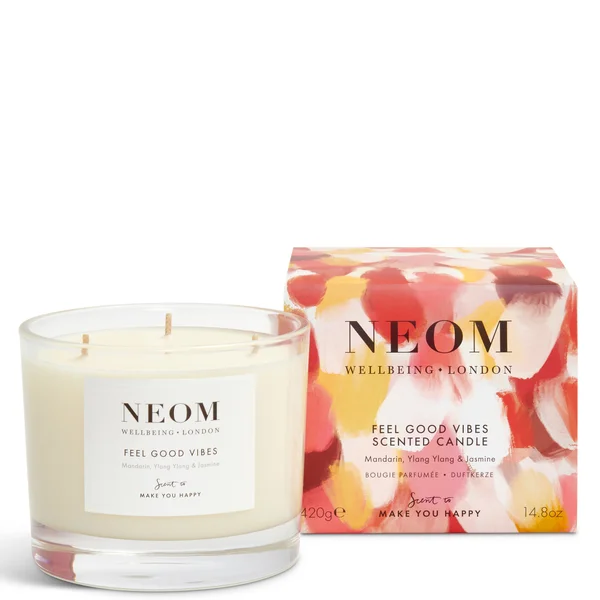 NEOM Feel Good Vibes 3 Wick Candle 420g
