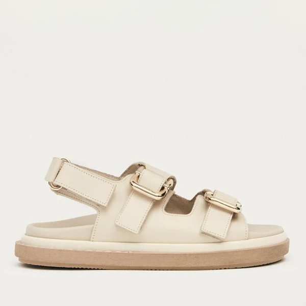 ALOHAS Women's Harper Leather Double Strap Sandals