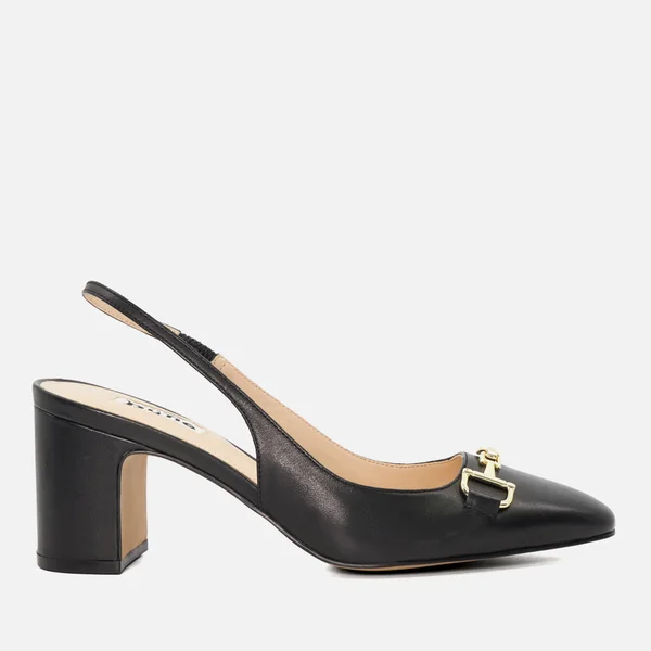 Dune London Women's Detailed Leather Slingback Heels