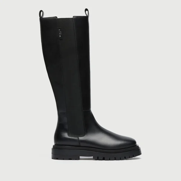 Walk London Women's Dana Leather Tall Knee-High Boots