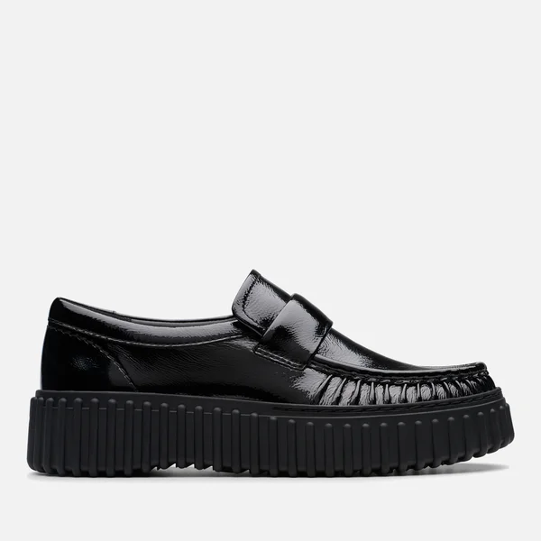 Clarks Women's Torhill Mocc Patent Leather Loafers