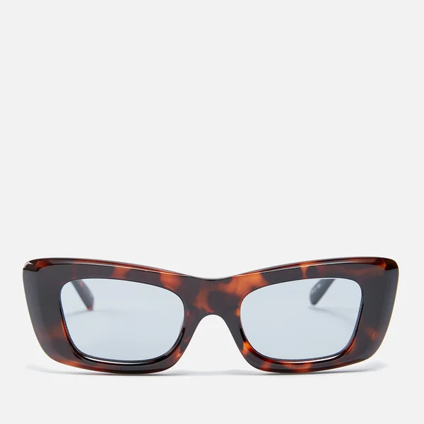 Le Specs Dopamine Acetate Rectangular-Frame Sunglasses