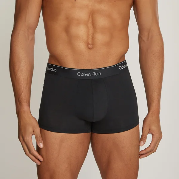 Calvin Klein Three-Pack Modern Cotton-Jersey Low Rise Trunks