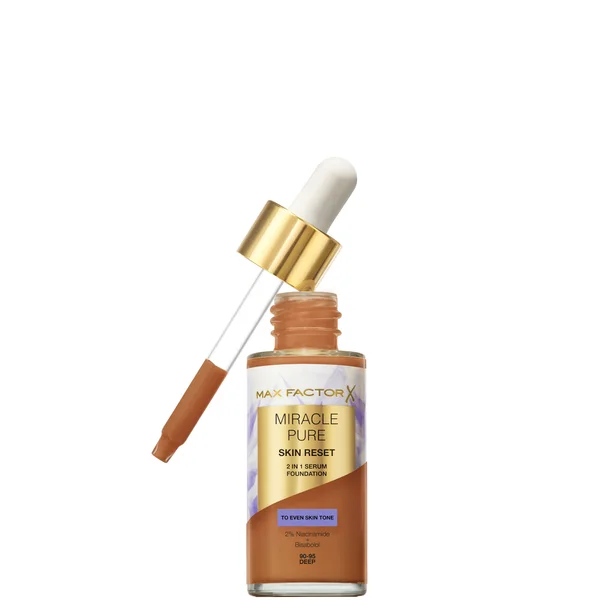 Max Factor Miracle Pure Skin Revival Serum Foundation 30ml (Various Shades)