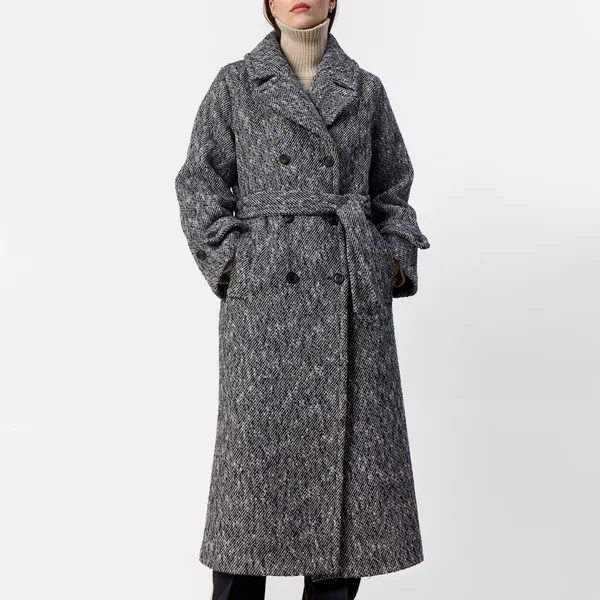Leveté Room LR-Honey 1 Wool-Blend Twill Coat