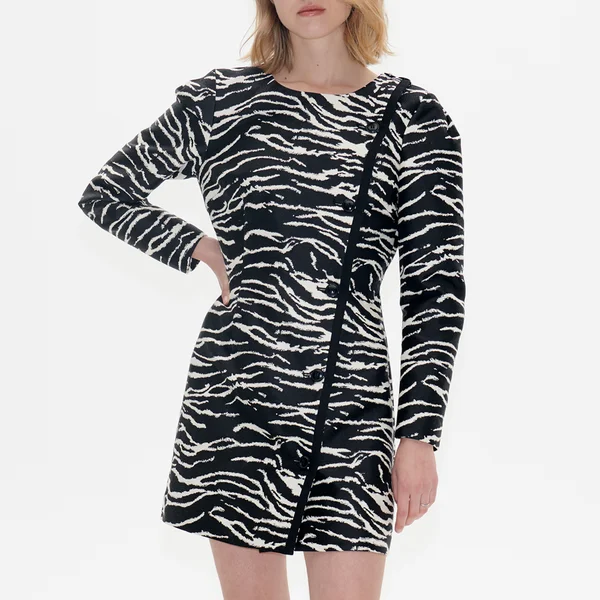 Baum Und Pferdgarten Amelie Zebra-Print Mini Dress