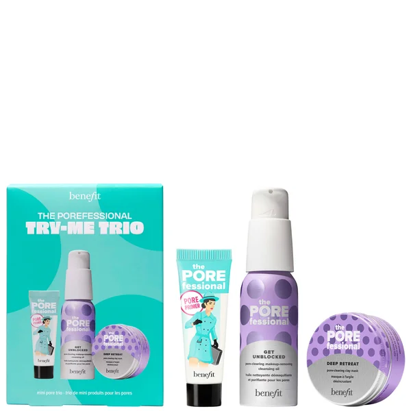 benefit The Porefessional Try Me Trio Porefessional Primer & Skincare Oil Cleanser & Clay Face Mask Gift Set