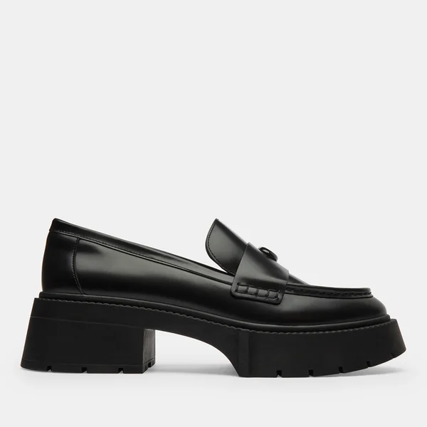 Coach Women's Leah Leather Platform Loafers