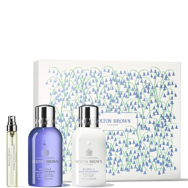 Molton Brown Bluebell & Wild Strawberry Travel Collection