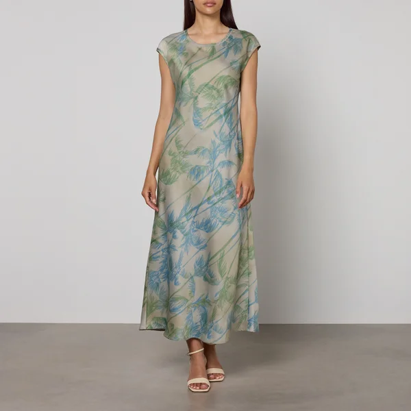 MAX&Co. Apuania Envers Satin Dress